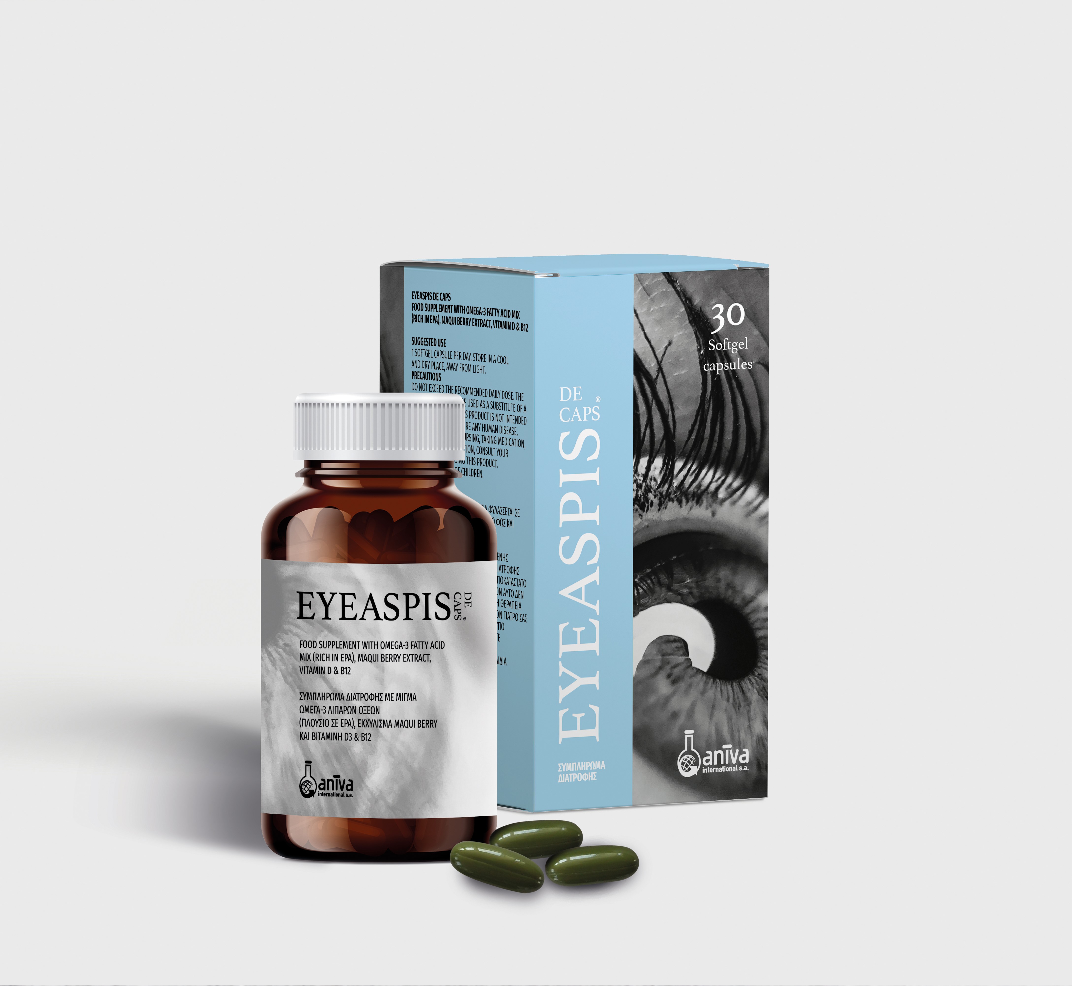 EYEASPIS DRY EYE caps Aniva International SA Ingredients Network